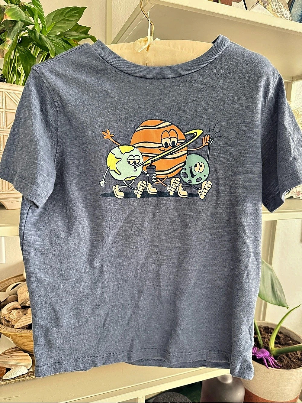 365 KIDS Graphic Short Sleeve Tee Size 7 Like New